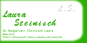 laura steinisch business card